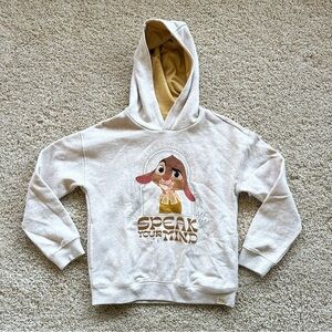 Disney Wish Valentino “Speak Your Mind” Kids Pullover Hoodie Youth L (10/12) NWT
